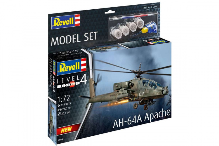 Revell Modellsett AH-64A Apache Revell Modellsett AH-64A Apache