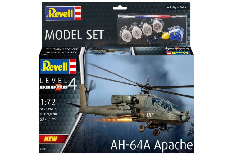 Revell Modellsett AH-64A Apache Revell Modellsett AH-64A Apache