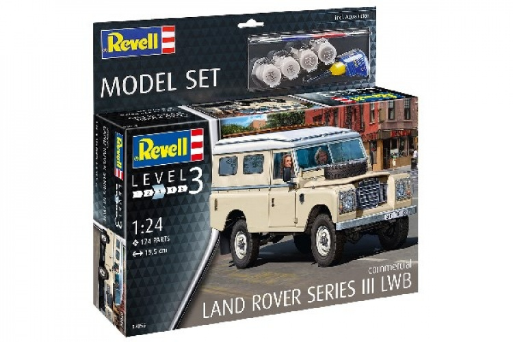 Revell Modellsett Land Rover Series III LWB 1:24 Revell Modellsett Land Rover Series III LWB 1:24