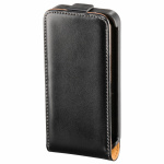 Hama mobveske Sams Star flip-front svart lær Hama mobveske Sams Star flip-front svart lær