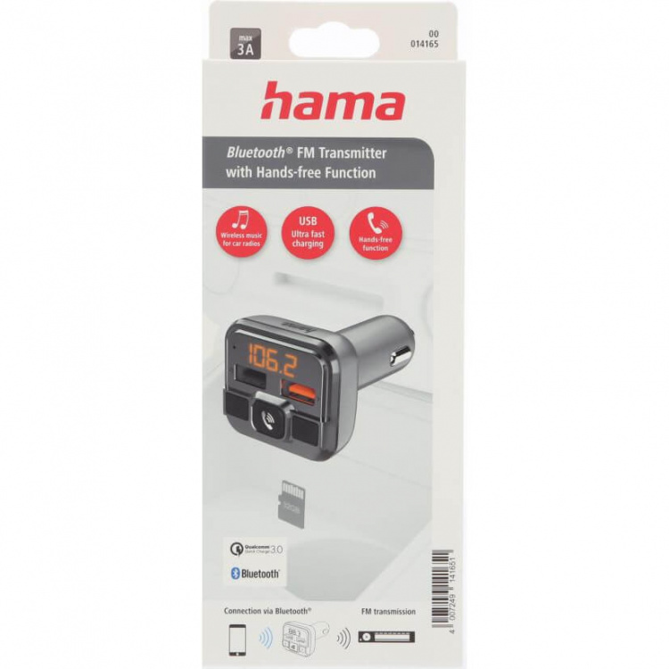 Hama FM-sender Bluetooth Hands-Free Hama FM-sender Bluetooth Hands-Free