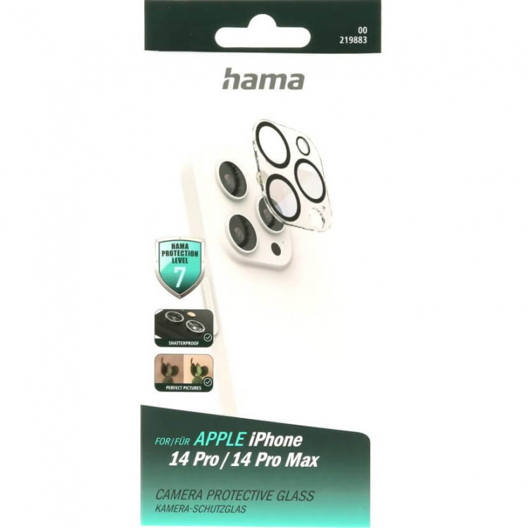 Hama Kamerabeskyttelsesglass for iPhone 14 Pro/14 Pro Max