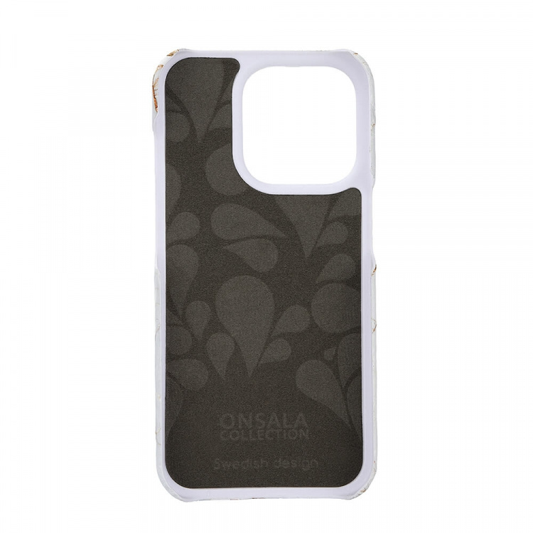 Onsala Mobildeksel MagSeries White Rhino Marble - iPhone 15 Pro