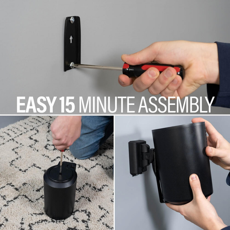 SANUS Veggfeste for Sonos Era 100™ Svart