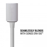 SANUS Gulvstativ for Sonos Era 100 Single Hvit
