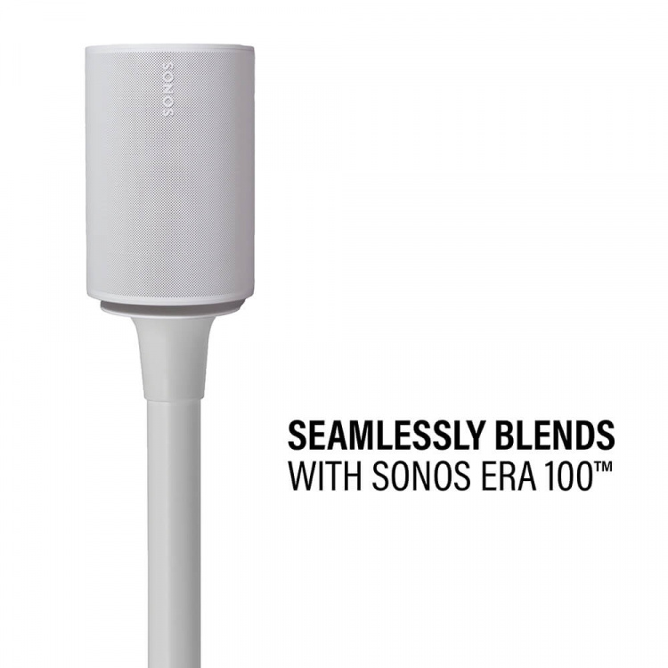 SANUS Gulvstativ for Sonos Era 100 Single Hvit