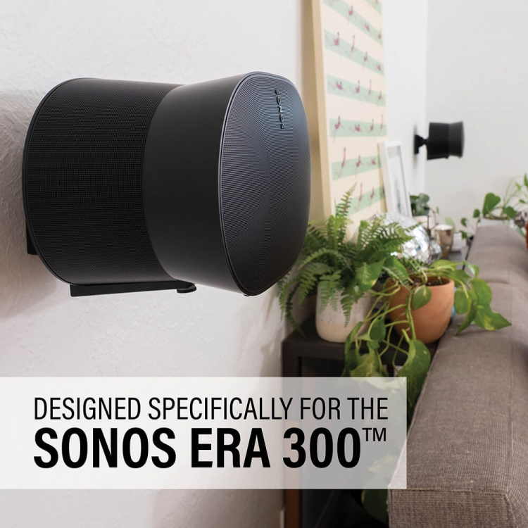 SANUS Wall Mount for Sonos ERA300 Single Black