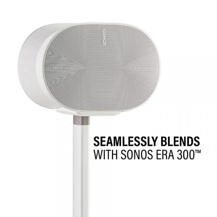 SANUS Gulvstativ for Sonos ERA 300 Single Hvit