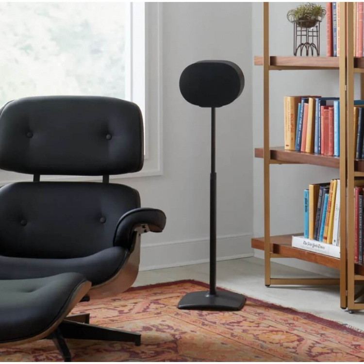 SANUS Gulvstativ Justerbart for Sonos ERA 300 Singel Svart