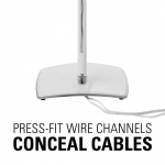 SANUS Gulvstativ Justerbart One SL Play:1 Play:3 Singel Hvit SANUS Gulvstativ Justerbart One SL Play:1 Play:3 Singel Hvit