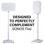 SANUS Gulvstativ for Sonos Play:5 Hvit