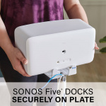SANUS Gulvstativ for Sonos Play:5 Hvit