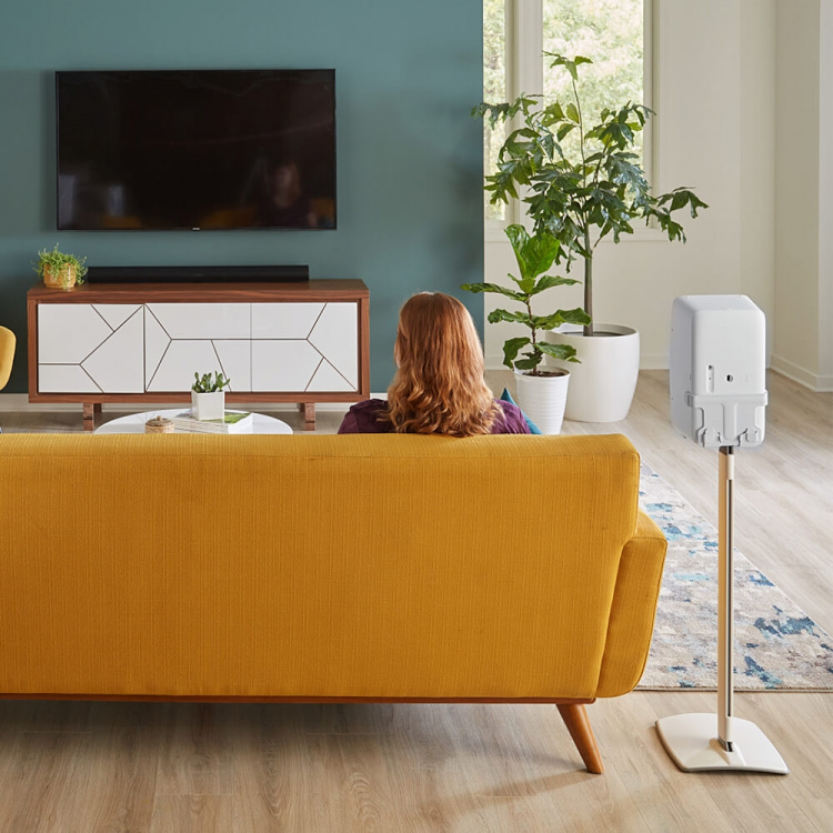 SANUS Gulvstativ for Sonos Play:5 Hvit