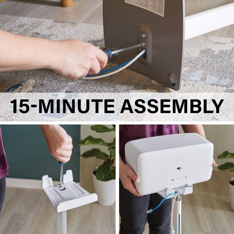 SANUS Gulvstativ for Sonos Play:5 Hvit