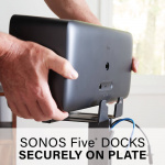 SANUS Gulvstativ for Sonos Play:5 Svart SANUS Gulvstativ for Sonos Play:5 Svart