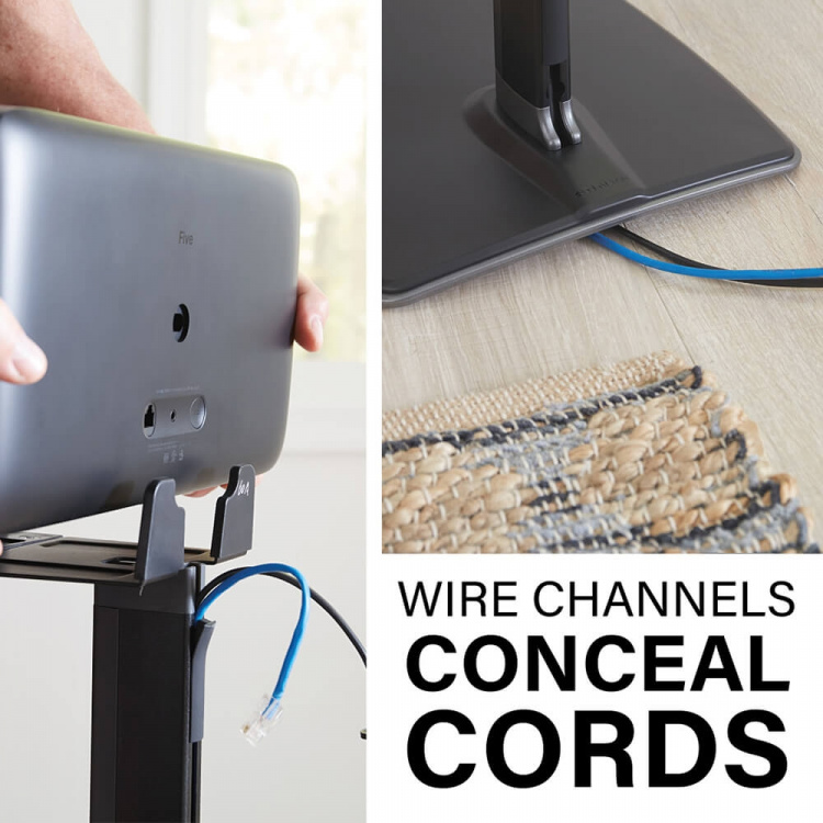 SANUS Gulvstativ for Sonos Play:5 Svart SANUS Gulvstativ for Sonos Play:5 Svart