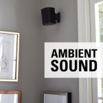 SANUS Veggfester for Sonos One SL Play:1 Play:3 Par Svart