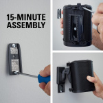 SANUS Veggfester for Sonos One SL Play:1 Play:3 Par Svart