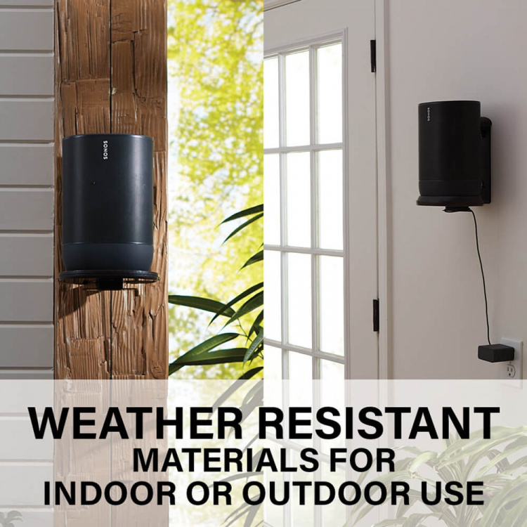 SANUS Veggfeste för Sonos Move Svart