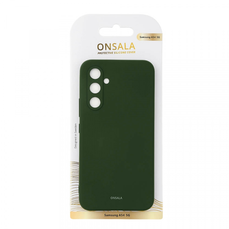 Onsala Mobildeksel Silikon Olive Green - Samsung Galaxy A54 5G Onsala Mobildeksel Silikon Olive Green - Samsung Galaxy A54 5G
