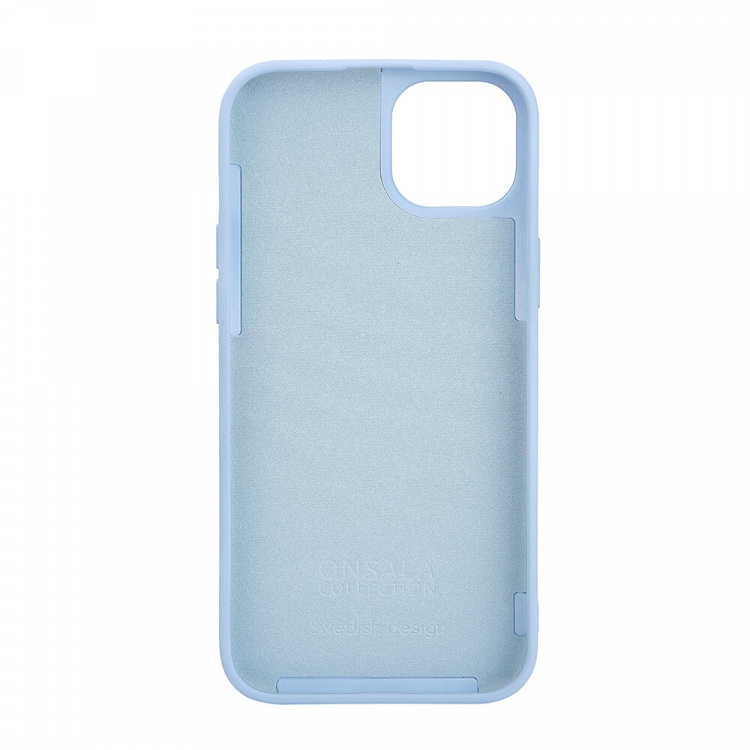 Onsala Back Sil Touch Recycled MagSerie iPhone 15 Plus Light Blue Onsala Back Sil Touch Recycled MagSerie iPhone 15 Plus Light Blue