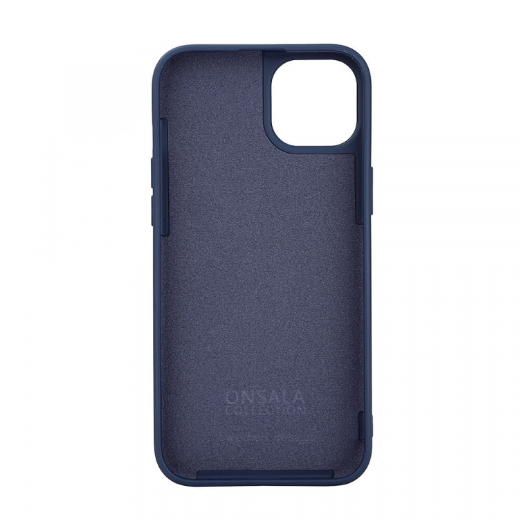 Onsala Back Sil Touch Recycled MagSerie iPhone 15 Plus Dark Blue Onsala Back Sil Touch Recycled MagSerie iPhone 15 Plus Dark Blue