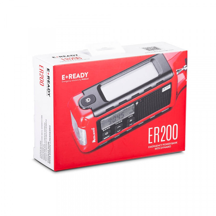 Midland Nødradio ER200 Rød Svart Midland Nødradio ER200 Rød Svart