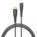 Hama Ladekabel USB-C til Lightning Svart 1.5m Hama Ladekabel USB-C til Lightning Svart 1.5m
