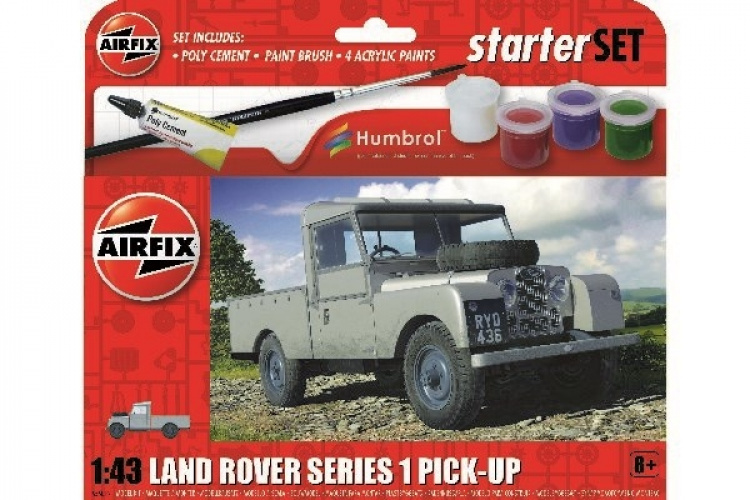 AIRFIX Starter Set Land Rover Series 1 1:43 AIRFIX Starter Set Land Rover Series 1 1:43