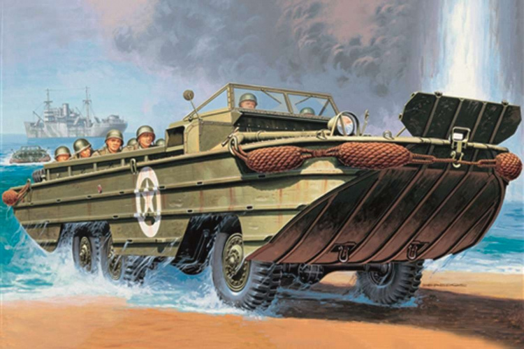 Italeri 1:35 DUKW amfibielastebil Italeri 1:35 DUKW amfibielastebil