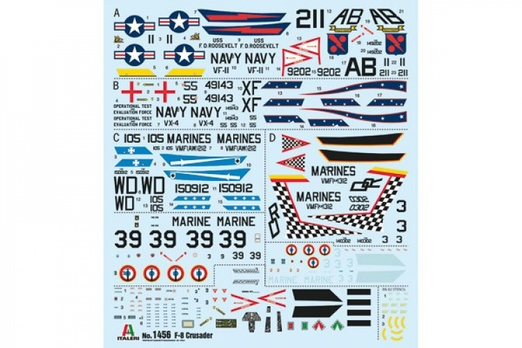 Italeri 1:72 F-8E Crusader