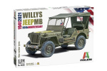 Italeri 1:24 Willys Jeep MB  Italeri 1:24 Willys Jeep MB