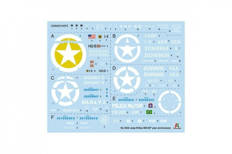 Italeri 1:24 Willys Jeep MB  Italeri 1:24 Willys Jeep MB