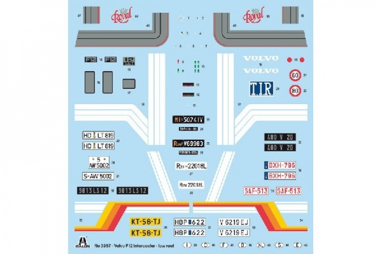 Italeri 1:24 Volvo F-12 Intercooler m/tilbehør