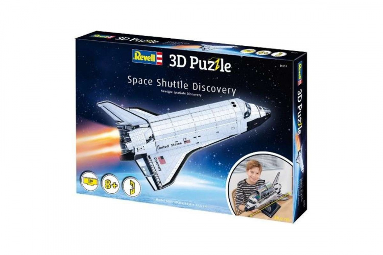 Revell 3D-puslespill, romfergen Discovery  Revell 3D-puslespill, romfergen Discovery