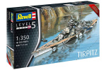 Revell Tysk slagskip fra andre verdenskrig Tirpitz 1:350 Revell Tysk slagskip fra andre verdenskrig Tirpitz 1:350