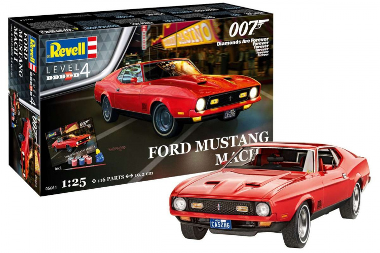 Revell James Bond \'Ford Mustang I\' 1:25 gavesett Revell James Bond \'Ford Mustang I\' 1:25 gavesett
