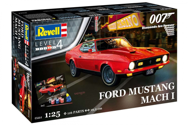 Revell James Bond \'Ford Mustang I\' 1:25 gavesett Revell James Bond \'Ford Mustang I\' 1:25 gavesett