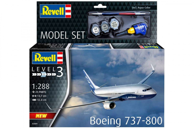 Revell Modellsett Boeing 737-800 1:288