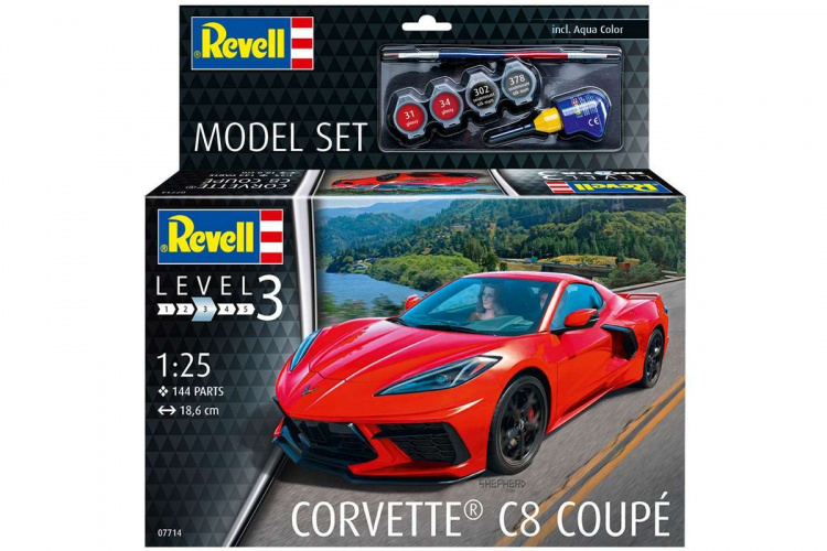 Revell Modellsett Corvette C8 Coupé 1:24 Revell Modellsett Corvette C8 Coupé 1:24