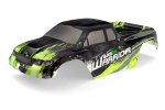 Blackzon Warrior Bodyshell (svart/grønn)