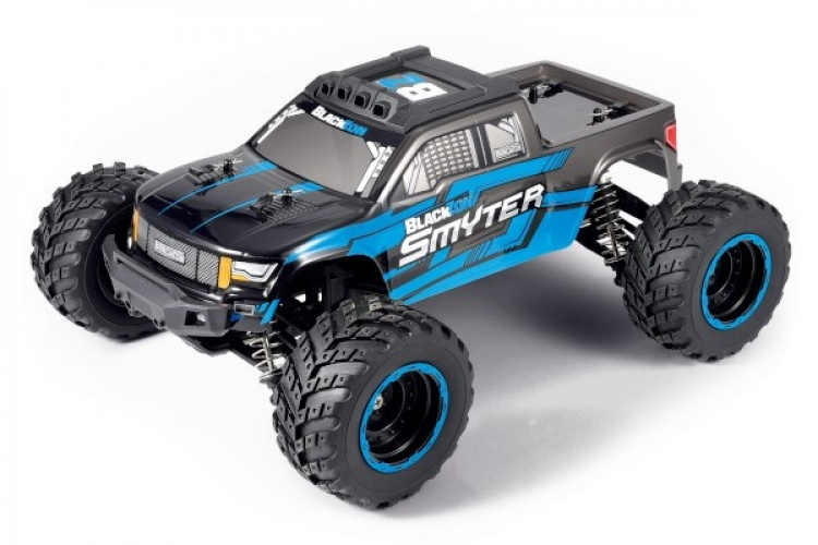 Blackzon Smyter MT 1/12 4WD elektrisk monstertruck - blå