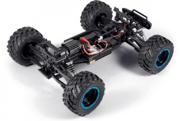 Blackzon Smyter MT 1/12 4WD elektrisk monstertruck - blå
