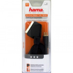 Hama videokabel scart 1,5m 1xScart-3xRCA TL
