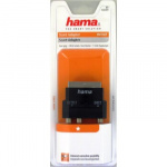 Hama Adapter 3xRCA-Scart Svart RCA hun-han I/O