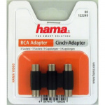 Hama Adapter 3RCA-3RCA Svart Förläng. 3xhun-3xHona