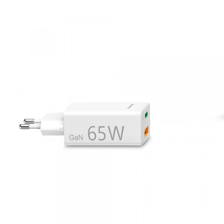 Hama Universallader USB-C og USB-A PD GaN 5-20V/65W Hama Universallader USB-C og USB-A PD GaN 5-20V/65W