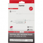 Hama Universallader USB-C og USB-A PD GaN 5-20V/65W Hama Universallader USB-C og USB-A PD GaN 5-20V/65W