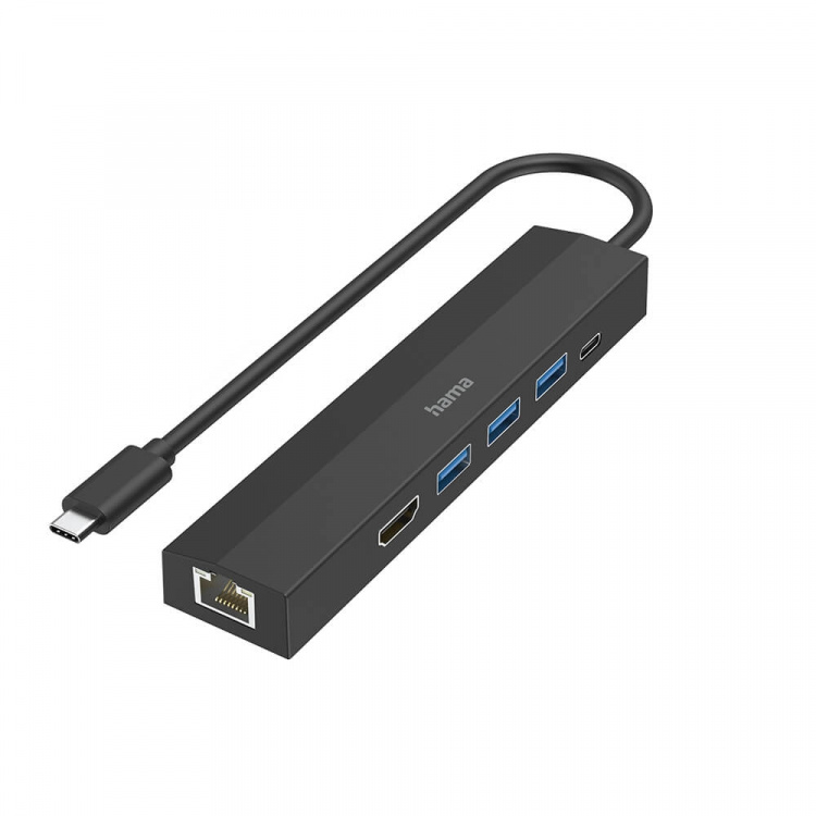Hama USB-C Multiport Adapter 6 Porter Hama USB-C Multiport Adapter 6 Porter