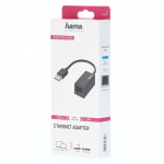 Hama Nettverksadapter USB 3.0 USB - LAN/Ethernet 10/100/1000 Hama Nettverksadapter USB 3.0 USB - LAN/Ethernet 10/100/1000
